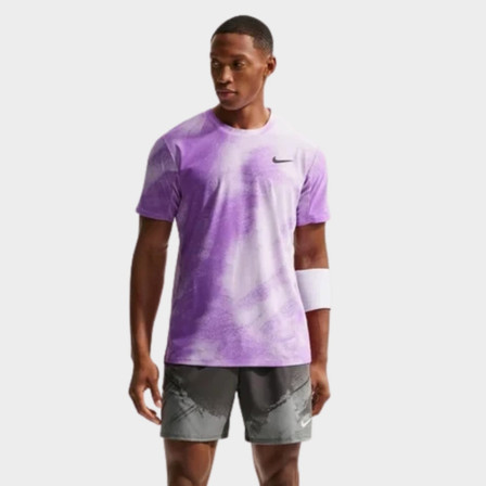 Nike Court Slam Men's Dri-FIT ADV Tennis Top - Violet Mist/Bright Violet/Black