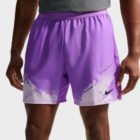 Nike Court Slam Men's Dri-FIT Tennis Shorts - Bright Violet/Violet Mist/Black