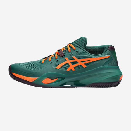 Asics Gel-Resolution X Men Padel Shoes - Jewel Green/Energy Orange