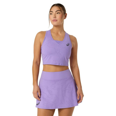 Asics Women's Match Crop Top Night Energy- Faded Plum