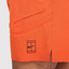 NikeCourt Dri-Fit Advantage 6" Men's Tennis Shorts - Safety Orange/Safety Orange/Black