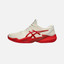 Asics Court FF 3 Novak Men's Tennis Shoes - Cream/Classic Red
