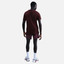 NikeCourt Advantage Men's Dri-FIT Tennis Top - Burgundy Crush/White