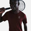 NikeCourt Advantage Men's Dri-FIT Tennis Top - Burgundy Crush/White