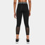 Nike Pro Women's Mid-Rise Crop Mesh-Panel Leggings - Black/White