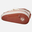 Wilson Roland Garros Team 2025 6 Racket Tennis Bag - Cream/Clay