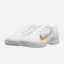 Nike Vapor 12 Magnolia Men's HC Tennis Shoes - White/Pure Platinum/Metallic