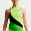 NikeCourt Slam Women's Dri-FIT Tennis Tank Top - Light Lemon Twist/Black/Mean Green/Black