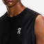 On Court Men's Tennis Tank - Black