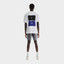 ON Club-T Court Men's T-shirt - White/Indigo