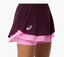 Asics Match Mesh Women Skirt - Dark Aubergine/Bubblegum