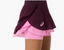 Asics Match Mesh Women Skirt - Dark Aubergine/Bubblegum