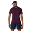 Asics Men's Match Jacquard SS Top - Dark Aubergine