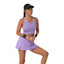 Asics Women's Match Crop Top Night Energy- Faded Plum