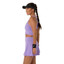 Asics Women's Match Crop Top Night Energy- Faded Plum