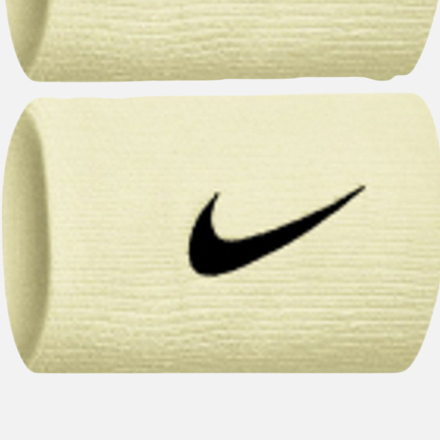 Nike Premier Doublewide Tennis Wristband -Alabaster/Black