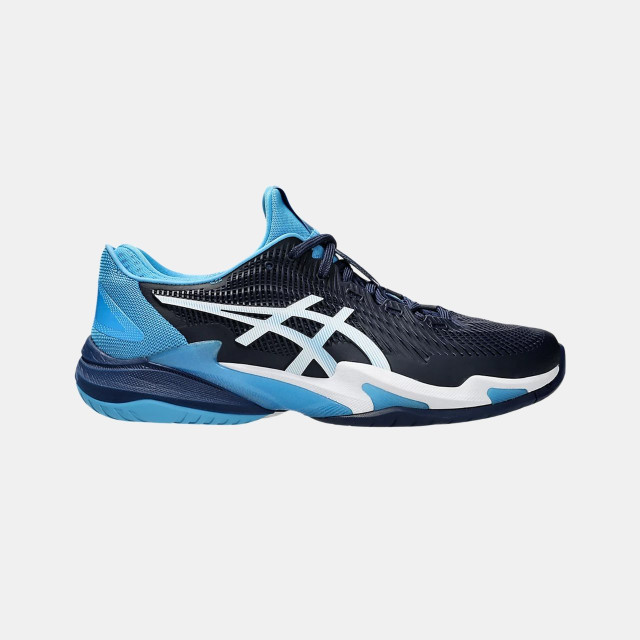 Buy online Asics Court FF 3 Men's Tennis Shoes -Blue Expanse/White Buy online Asics Court FF 3 Men's Tennis Shoes -Blue Expanse/White