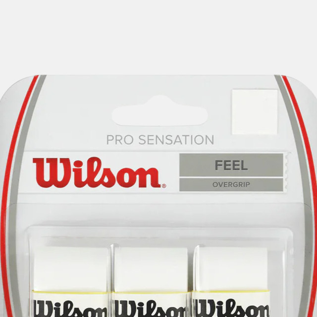 Wilson Sensation Pro Tennis Racket OverGrip - White