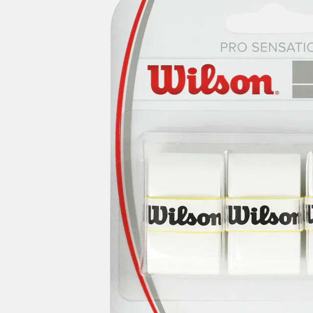 Wilson Sensation Pro Tennis Racket OverGrip - White