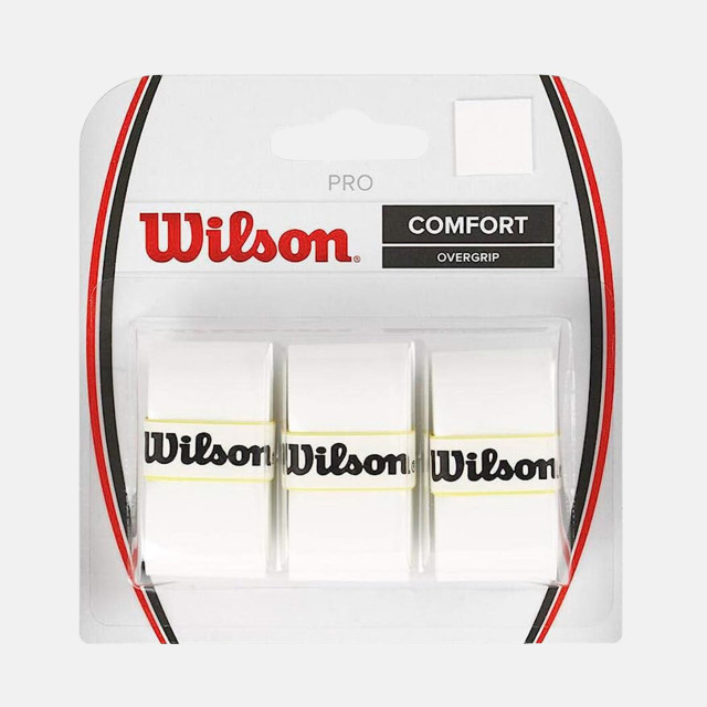 Wilson Pro Comfort Tennis Racket Overgrip - White