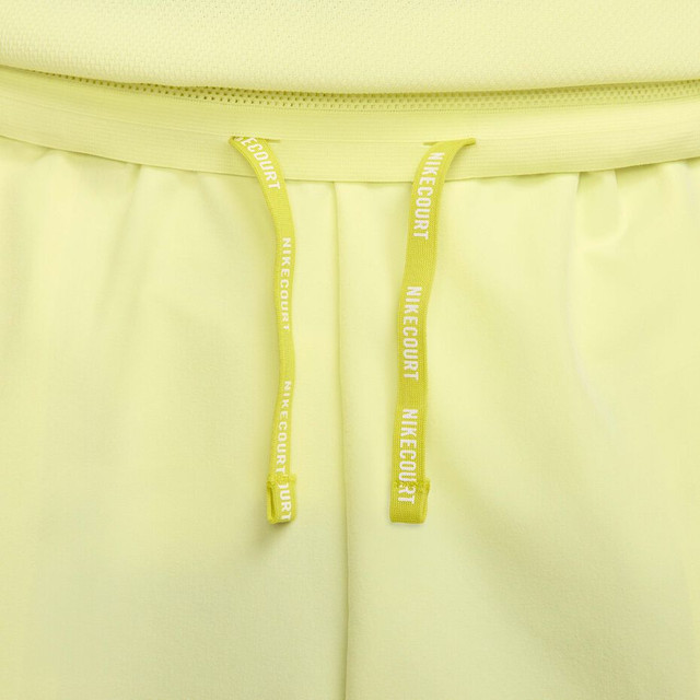 NikeCourt Slam Men's Dri-FIT Tennis Shorts - Luminous Green/Mediumash
