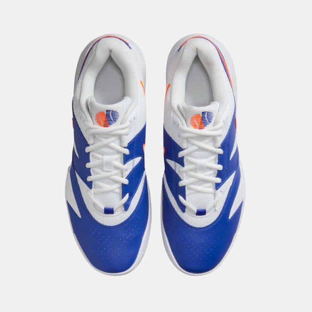 NikeCourt Lite 4 Men's Tennis Shoes - White/Hyper Royal/Hyper Crimson full look buy online in Dubai