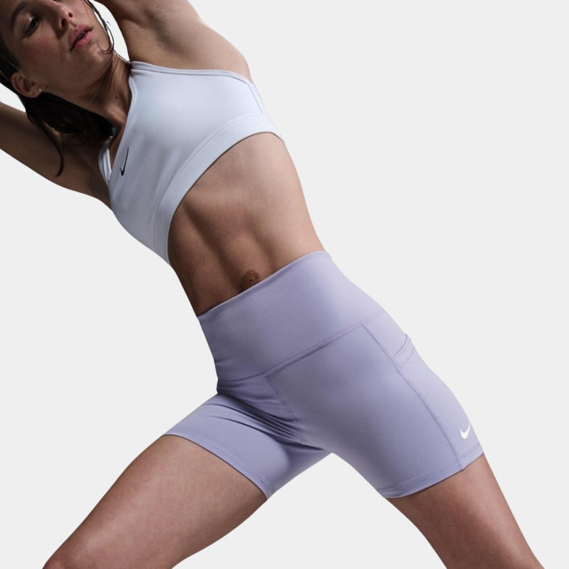 NikeCourt Women's Dri-FIT Tennis Shorts with Pockets - Lilac Ice/White