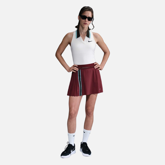 NikeCourt Women's Slam Tennis Tank - Pale Ivory/Dusty Cactus/Black