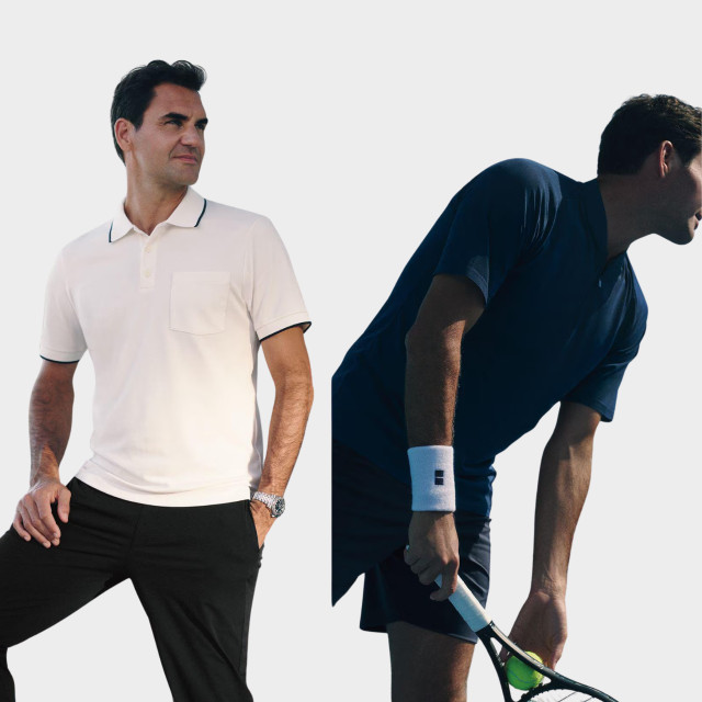 Uniqlo Roger Federer AIRism Cotton Pique Polo - White