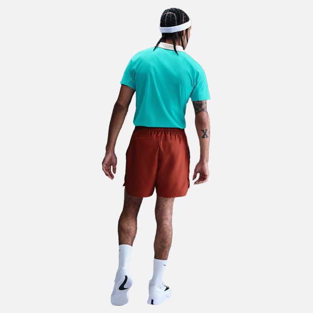 NikeCourt Slam Men's Dri-FIT ADV Tennis Polo -  Dusty Cactus/White