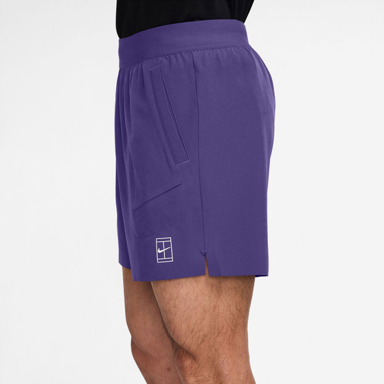 NikeCourt Advantage Men's Dri-FIT Tennis Shorts  - Wild Grape/White