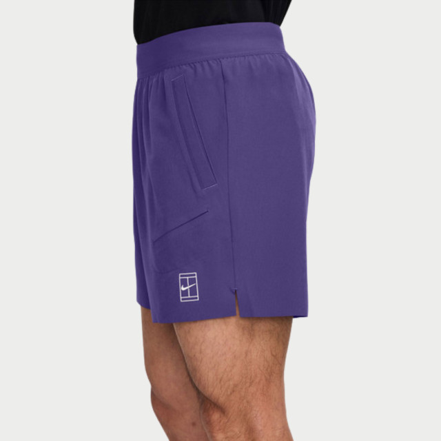 NikeCourt Advantage Men's Dri-FIT Tennis Shorts  - Wild Grape/White