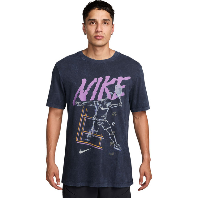 NikeCourt Men's Tennis T-Shirt - Dark Blue