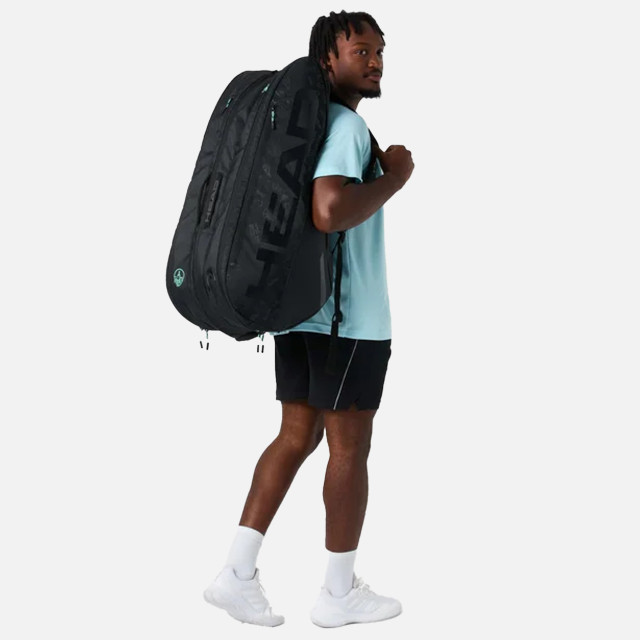 Head Tour 9 Racket Tennis Bag - Neon