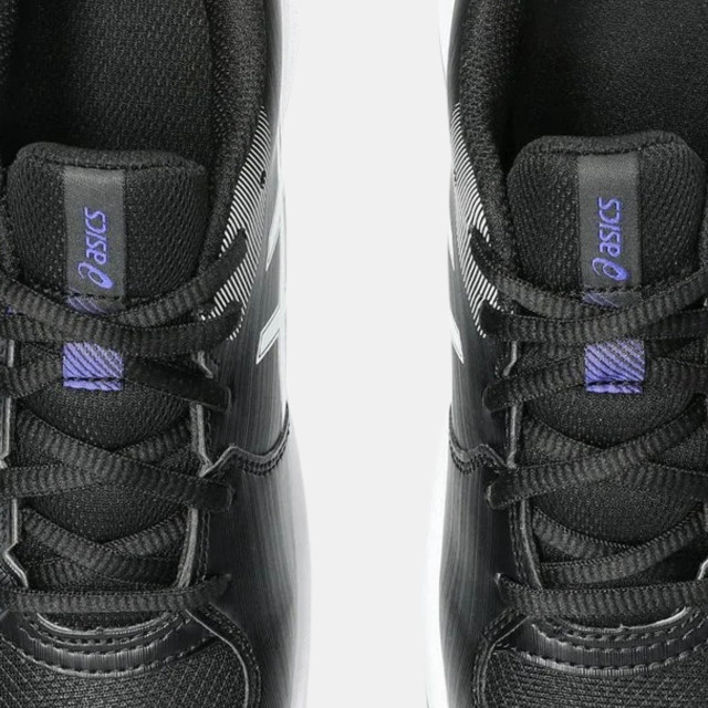 Asics Gel-Game GS Junior Tennis Shoes - Black/White