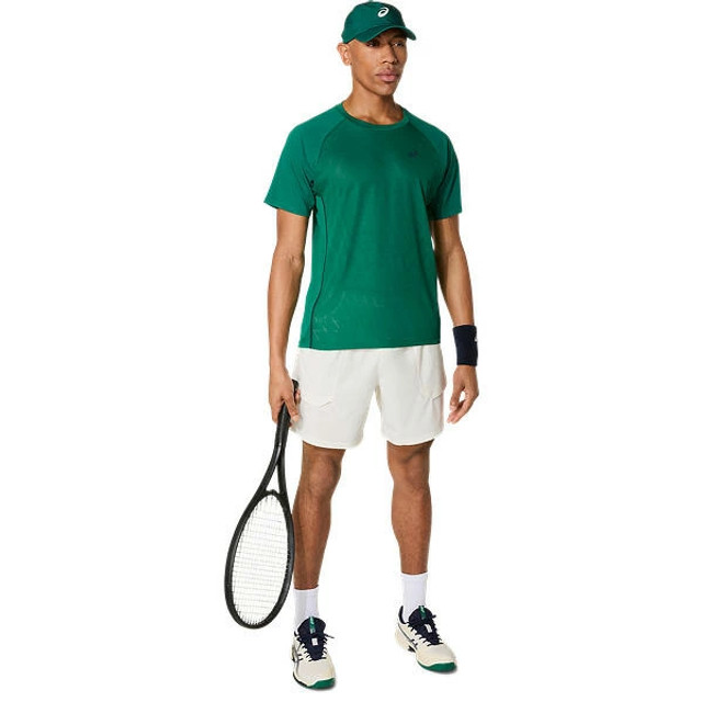 Asics Match Actibreeze SS Men's Tennis Top - Jasper Green