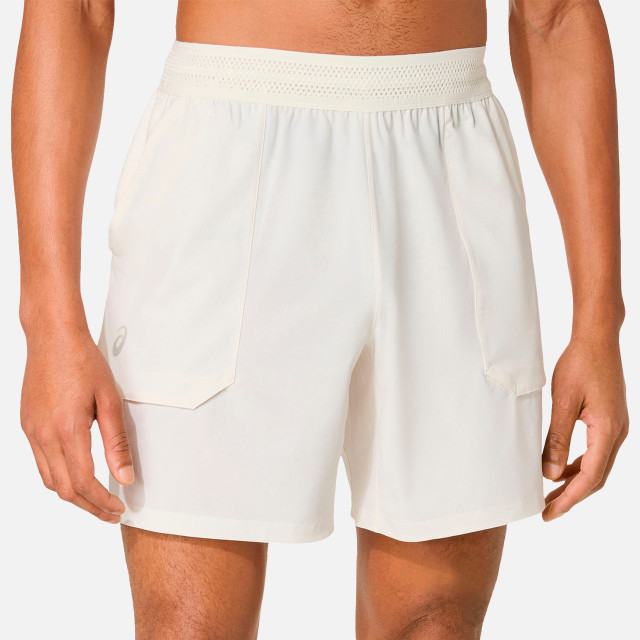 Asics Men's Tennis Shorts - Cream