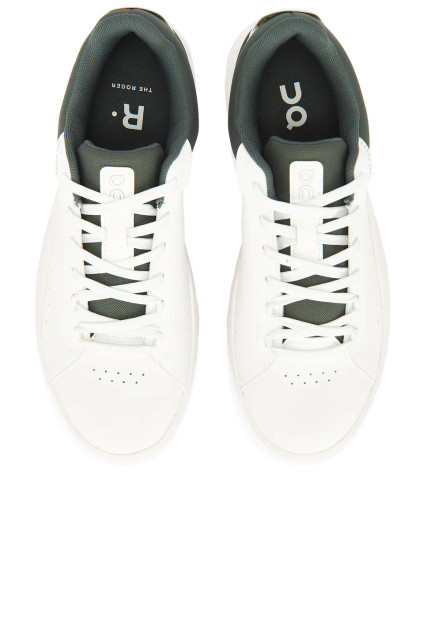 ON The ROGER Youth Tennis Shoes - White | Olive