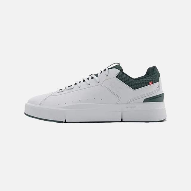 ON The ROGER Youth Tennis Shoes - White | Olive