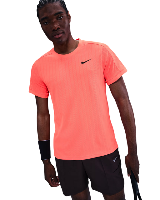 NikeCourt Slam Men's Dri-FIT ADV Tennis Top -  Bright Mango