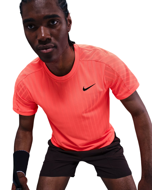 NikeCourt Slam Men's Dri-FIT ADV Tennis Top -  Bright Mango