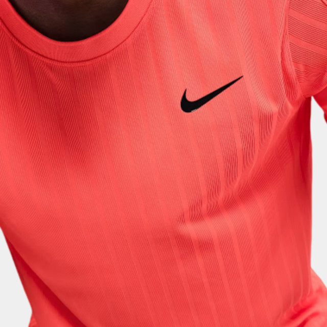 NikeCourt Slam Men's Dri-FIT ADV Tennis Top -  Bright Mango