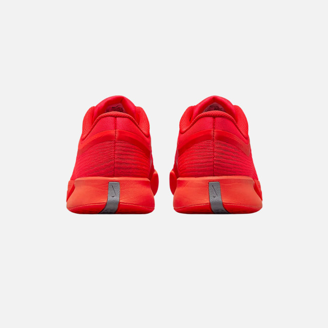 Nike Vapor Pro 3 Premium Women's Hard Court Tennis Shoes - Bright Crimson/Metallic Silver