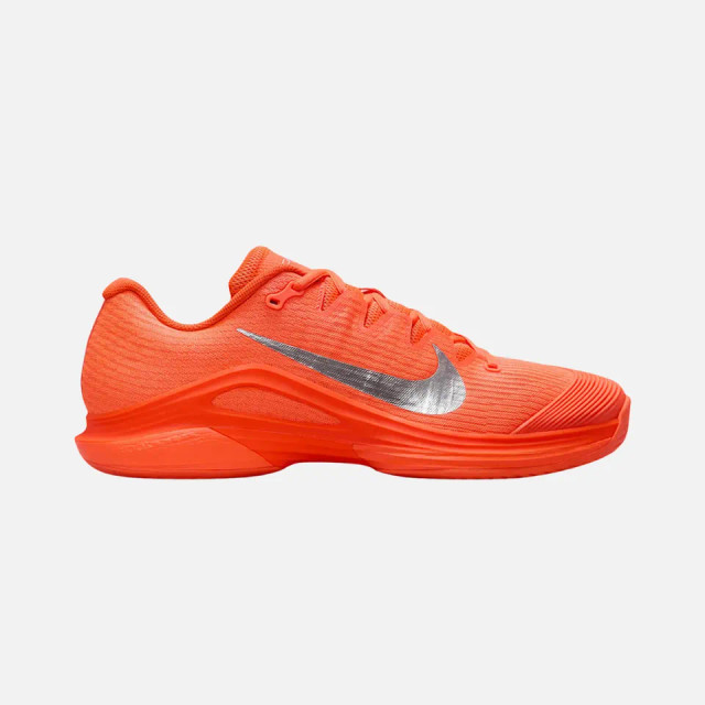 Nike Vapor 12 Premium Men's Hard Court Tennis Shoes - Hyper Crimson/Metallic Silver