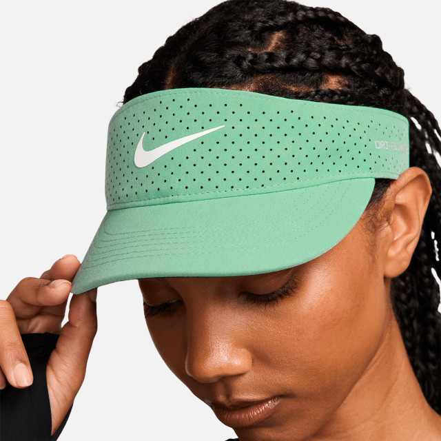 Nike Dri Fit Advantage Ace Visor -  Cannon/Anthracite/White