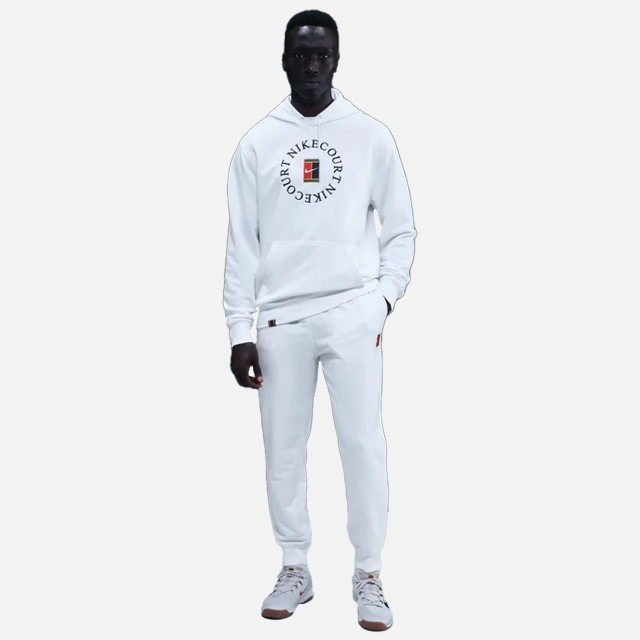 NikeCourt Heritage Men's Dri-FIT Fleece Tennis Joggers - White