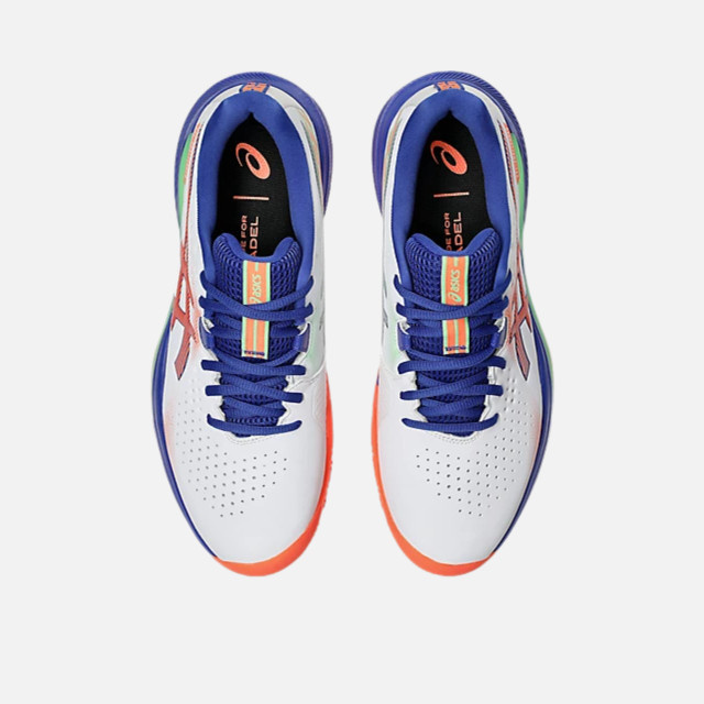 Asics Gel-Challenger 15 Men's Padel Shoe - White/Vivid Coral