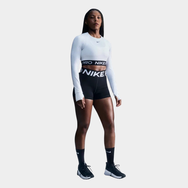 Nike Pro Sculpt Women's High-Waisted Shorts - Black/White