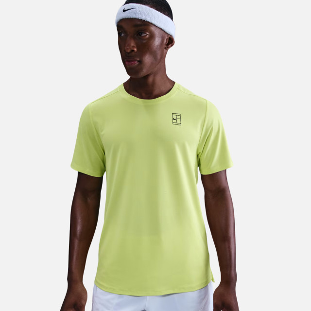 NikeCourt Advantage Men's Dri-FIT Tennis Top - Light Lemon Twist