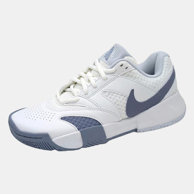 Nike Womens Court Lite 4 Tennis Shoe - White/World Indigo-Ghost